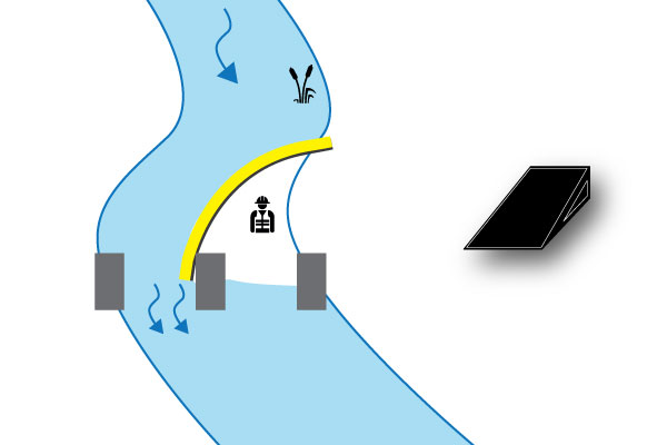 batardeaux-pile-pont-riviere-water-gate-megasecureurope elven cofferdam på bridge pier