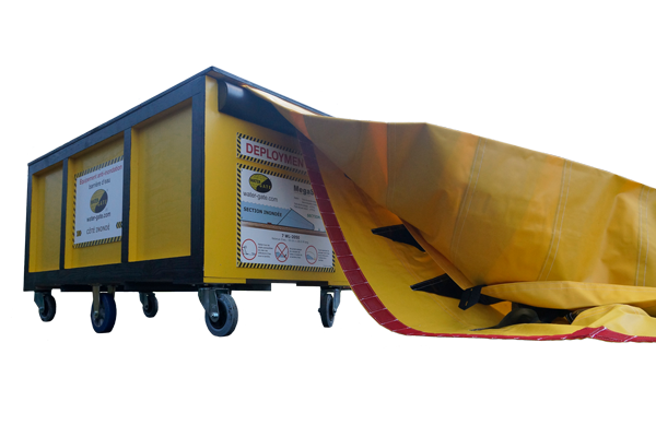 caisson-deploiement-rapide-retention-pollution forankret brannvannretensjon på hjul