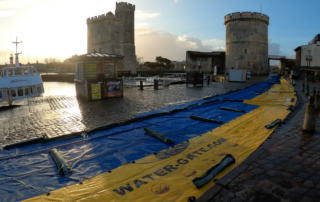 Barrages mobiles anti submersion Water-Gate© Tour de la Chaîne La Rochelle